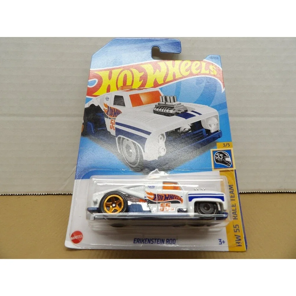 Hot Wheels Erikenstein Rod 2022 HW 55 Race Team 1:64 Diecast Custom Rod Gold